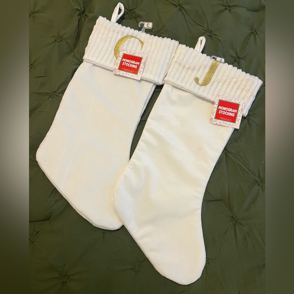 White/ Gold stockings